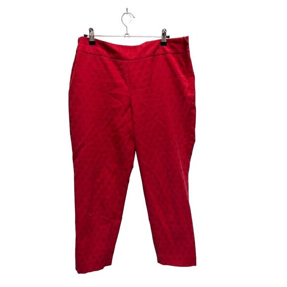 Talbots Heritage Cigarette Pants with embossed design Size  12p - Picture 1 of 6